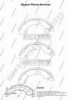 MITSUBISHI 5830523A000 Brake Shoe Set